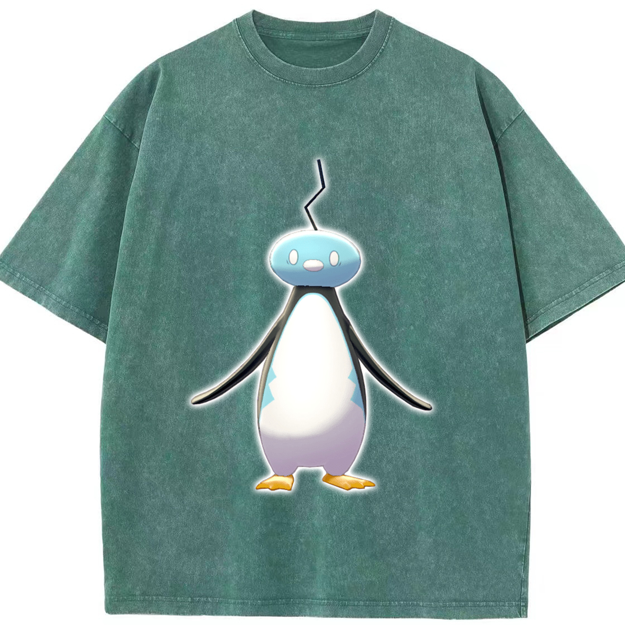 （画像用） ポケットモンスター Pokémon 綿100% ヴィンテージ風 半袖Tシャツ（フロントプリント）